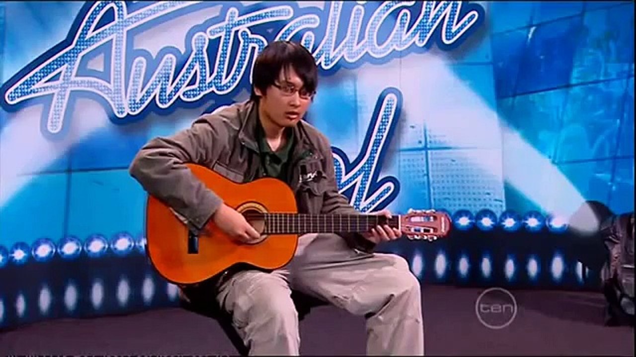 La meilleur performance d'Australian Idol 2009 par Vinh Bui (imagine all the peoples)