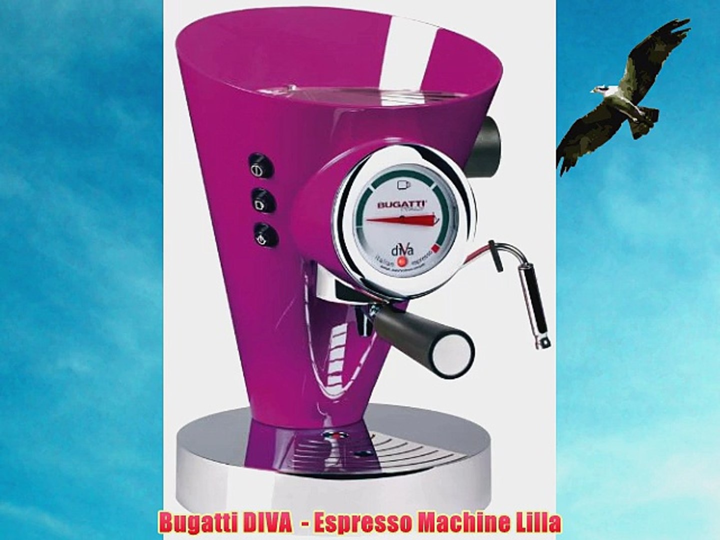 Bugatti DIVA - Espresso Machine Lilla - video dailymotion