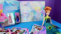 Frozen Elsa  Disney Princess Anna Sticker Album 70 STICKERS Book Olaf Kristoff AllToyCollector