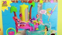 Frozen Elsa Polly Pocket Disney Princess Ariel Mermaid Magic Clip Color Change Pool Party Toy
