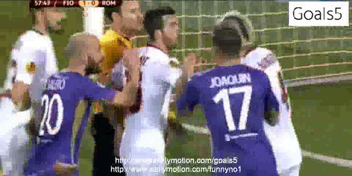 Fiorentina 1 - 1 AS Roma All Goals and Highlights Europa League 12-3-2015