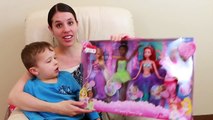 Toy Haul Walmart Disney Princess Barbie Rapunzel Ariel Mermaid MLP Pinkie Pie Learn To Walk Lego