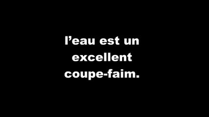 Comment maigrir facilement ( l'EAU )