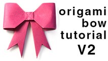 Origami - paper bow/ribbon Version 2
