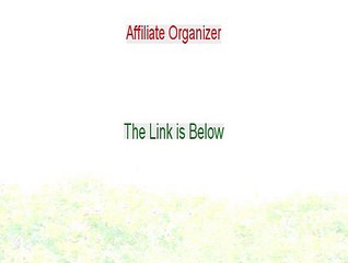 Affiliate Organizer PDF Free (Instant Download 2015)