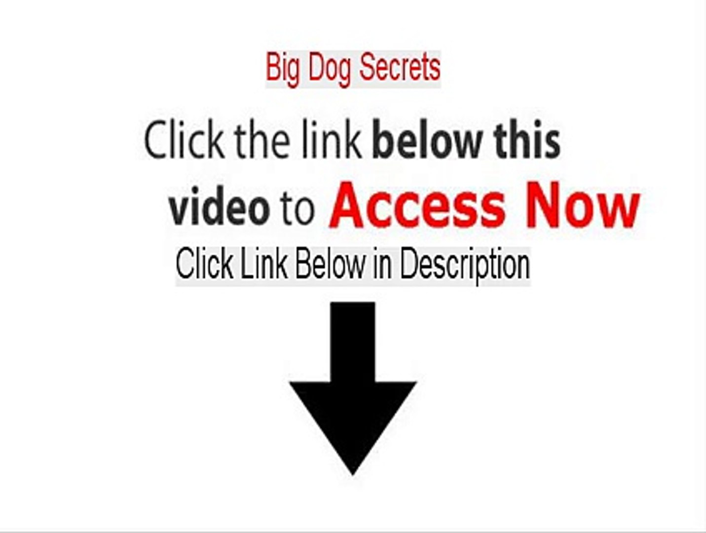 ⁣Big Dog Secrets Review [Big Dog Secretsbig dog secrets 2015]