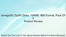 Iomega(R) Zip(R) Disks, 100MB, IBM Format, Pack Of 3 Review