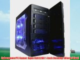 CyberpowerPC Gamer Aqua GLC2280 1-Inch Desktop (Black/Blue)