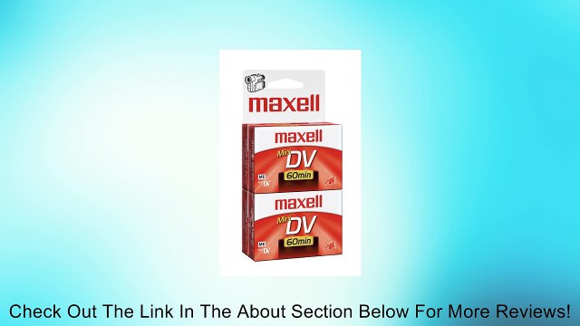 Maxell 298022 60 Minute Digital Mini Video Camcorder Tape - 4 Pack Review