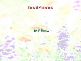 Concert Promotions Reviewed [My Review]