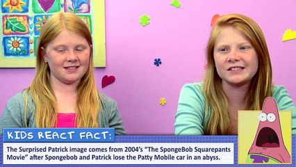 KIDS REACT TO GIFs! (Surprised Patrick, Sloths, Deal With It)