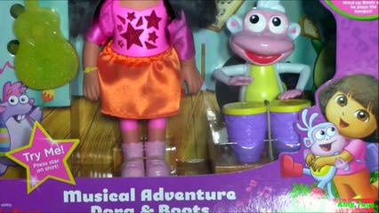 Dora the Explorer Musical Adventure Dora & Boots Dolls Playset - Kids  Toys