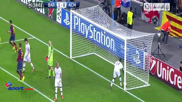 اهداف مباراة برشلونة 3-1 ميلان دوري أبطال أوروبا (2013 11 6) تعليق فارس عوض [HD]