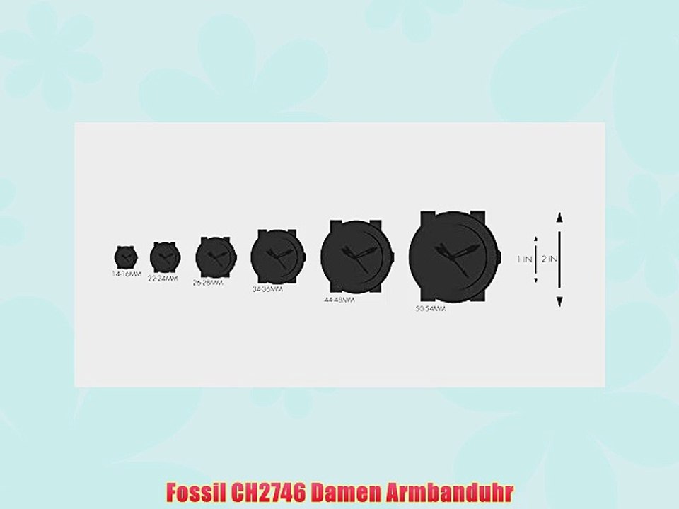 Fossil CH2746 Damen Armbanduhr