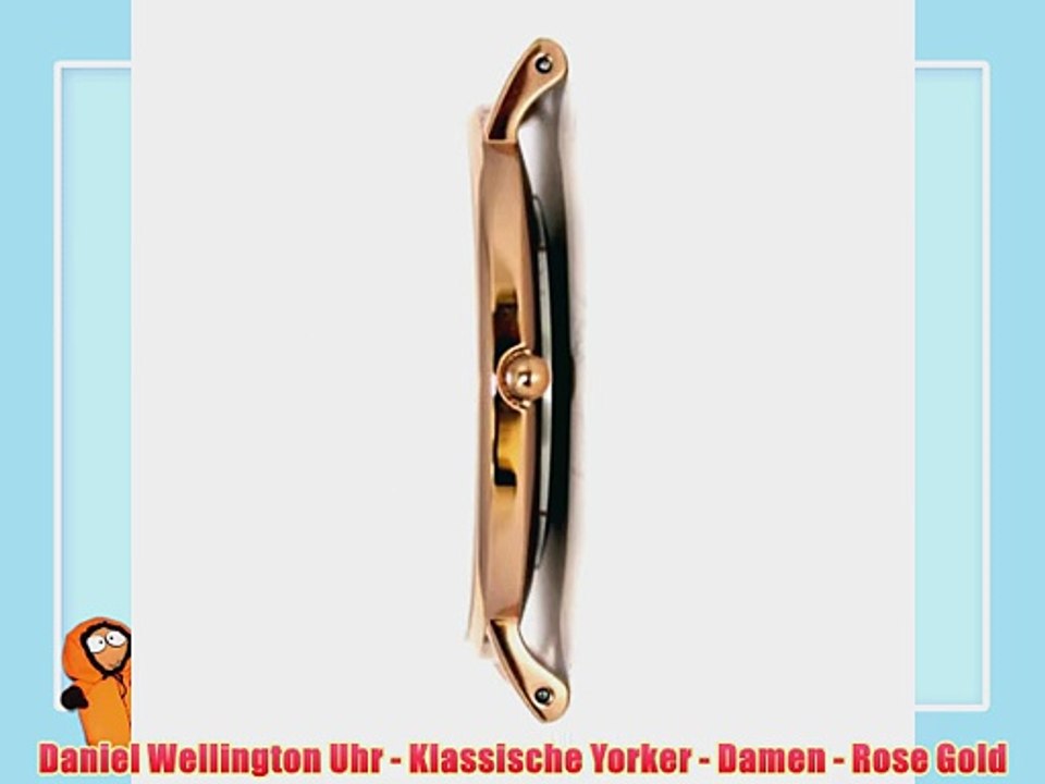 Daniel Wellington Uhr - Klassische Yorker - Damen - Rose Gold