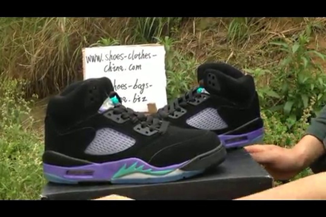 " www.kicksgrid1.ru " Nike Air Jordan 5 V Retro Mens Shoes Black Purple