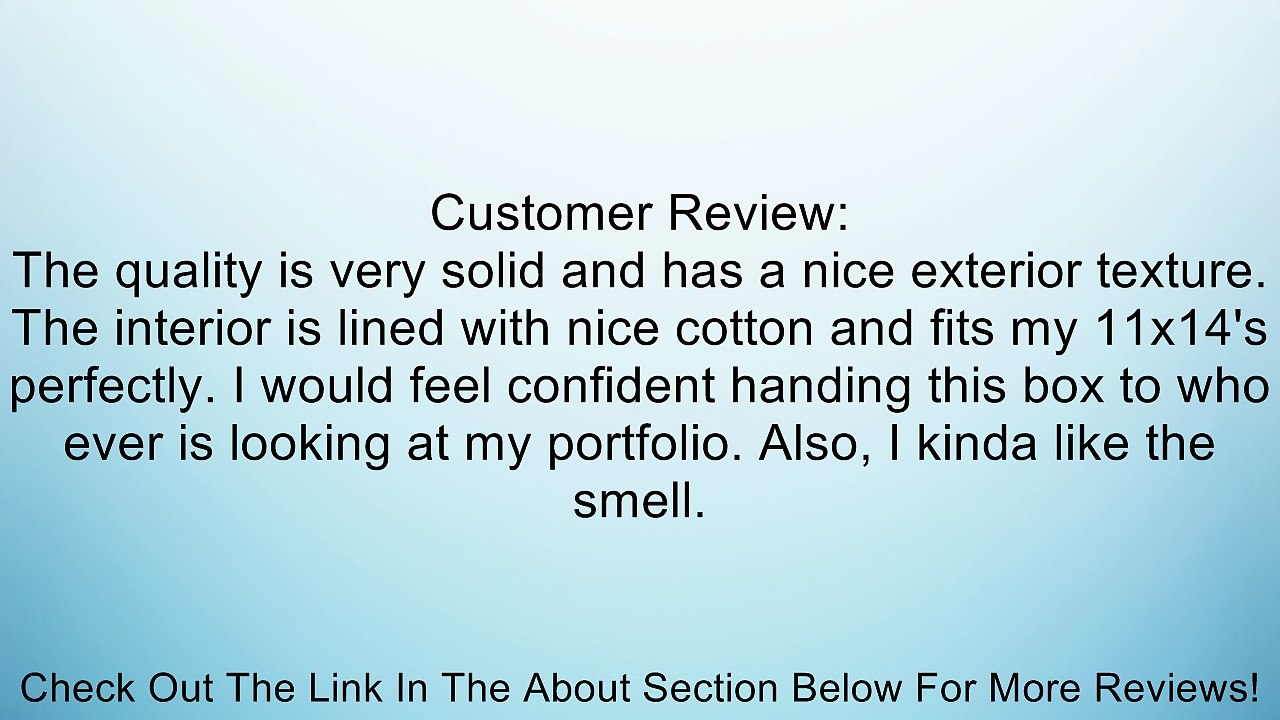 Century Archival #1113 11x14" Clamshell Print Storage Box, Color: Black, 11 1/2" x 14 1/2" x 2" Review