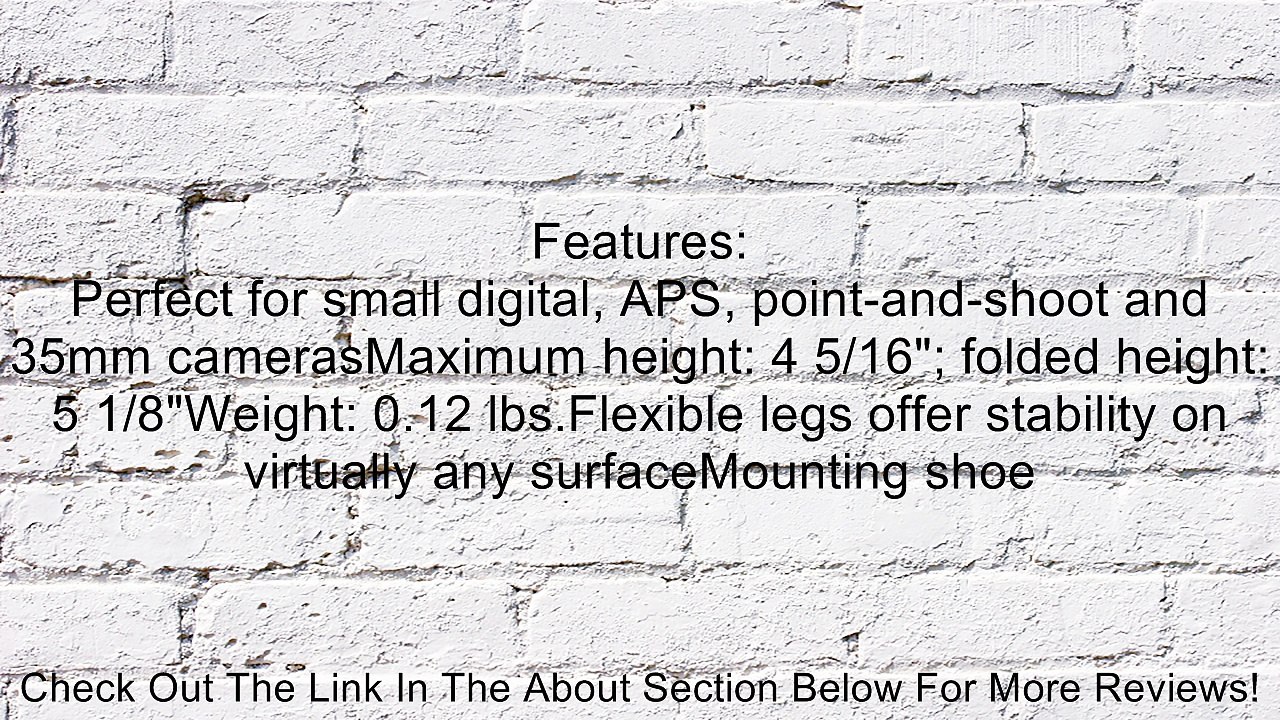 Vanguard VS41 Flexible MiniTripod [Camera] Review