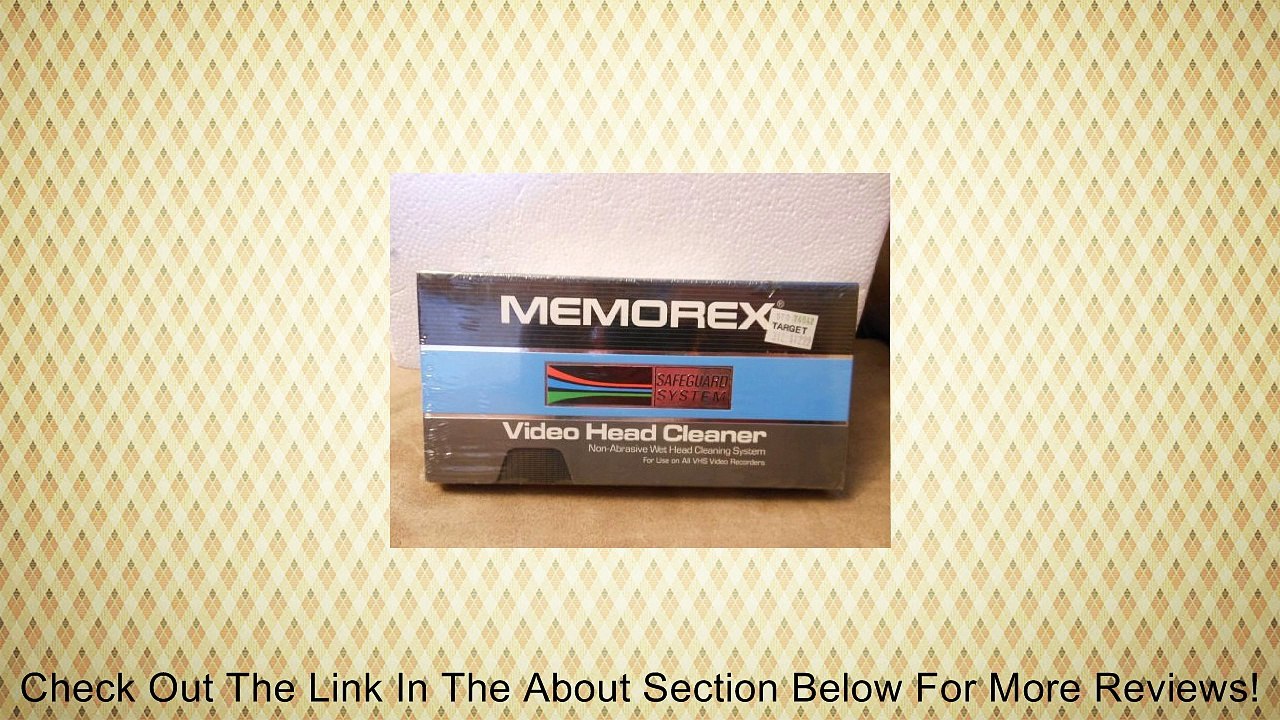 MEMOREX 3017-1010 VHS Wet Video Head Cleaner (MEMOREX 30171010) (Discontinued by Manufacturer) Review