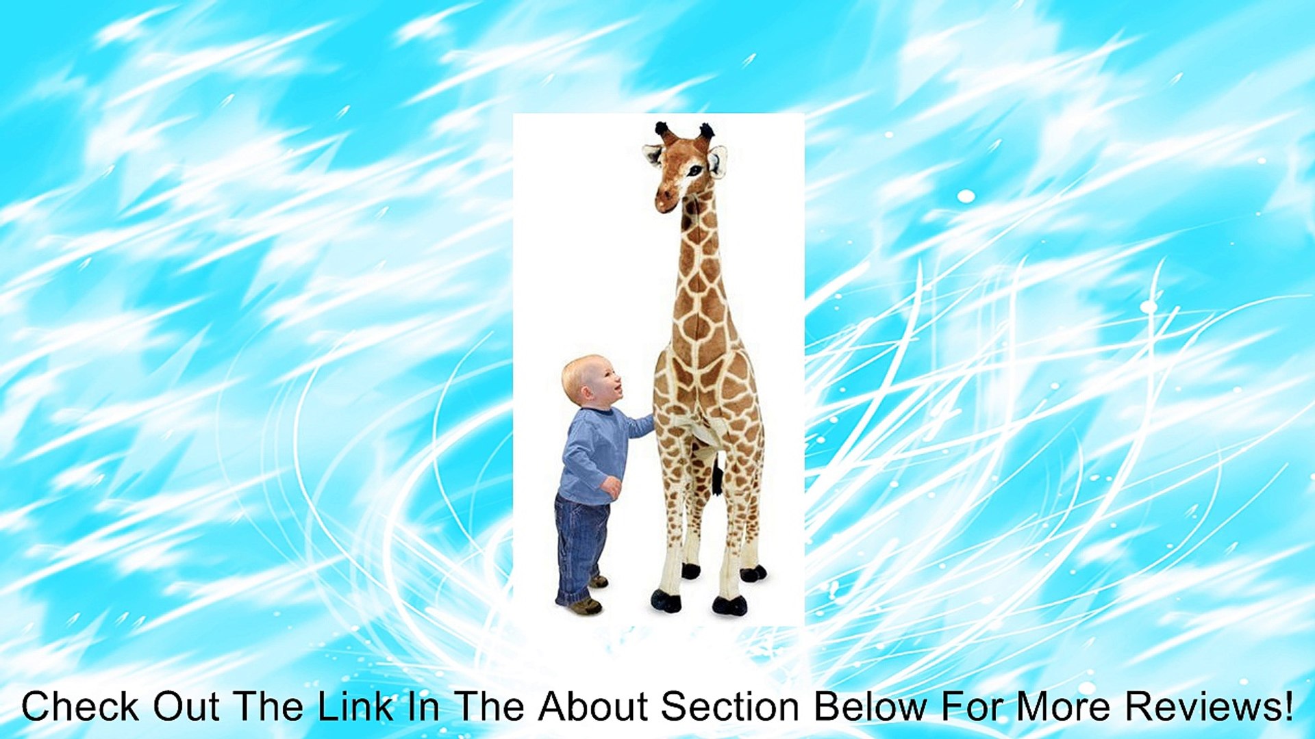 ⁣Melissa & Doug Giraffe Plush Review