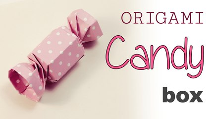 Origami Candy Gift Box Tutorial