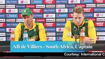 2015 WC SA vs UAE De Villiers on crushing UAE