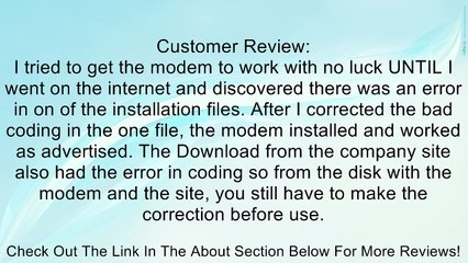 Best Data Products 56USBP 56Kbps USB External Controller Modem Review