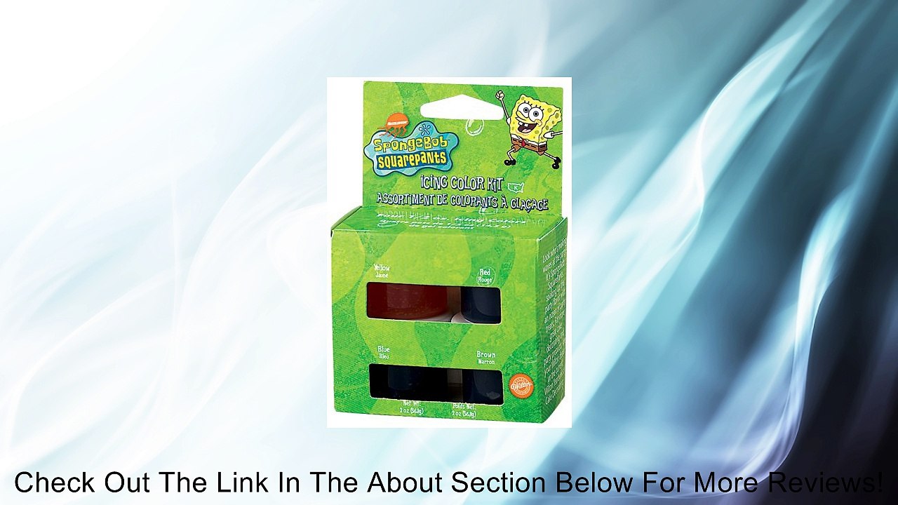 Wilton SpongeBob Square Pants Icing Color Set Review