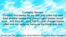 Logan Graphic Products Mat Cutter Blades pack of 100 no. 269 Review