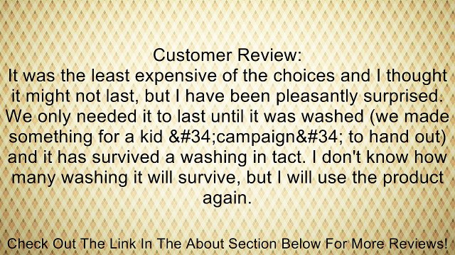 Projet Inkjet Transfer Paper for T-Shirts, 8.5x11 , 50 Sheet Pack Review