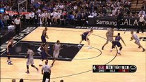 Tim Duncan Dunk Over Kyrie Irving - Cavaliers vs Spurs - March 12, 2015 - NBA Season 2014-15