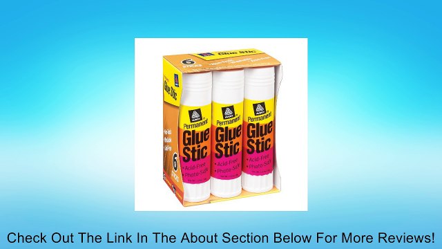 Avery Clear Application Permanent Glue Sticks, 1.27 oz, 6 per Pack (98073) Review
