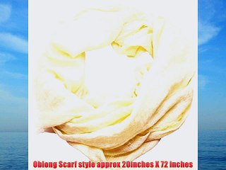 Echo Design Womens Oblong Sparkle Wrap/ Scarf - Natural (Ivory)