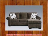 Roundhill Furniture Fabric Sectional Sofa with 2 Pillows Elizabeth Ash