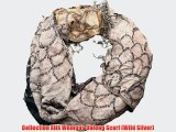 Collection XIIX Womens Oblong Scarf (Wild Silver)
