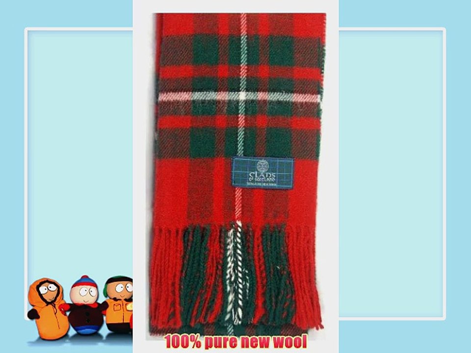 Scottish Macgregor Modern Tartan Clan Scarf Gift