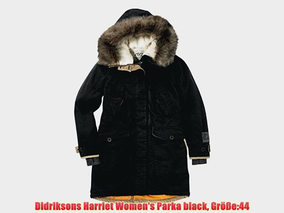 Didriksons Harriet Women's Parka black Gr??e:44