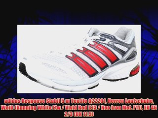 adidas Response Stabil 5 m Textile Q22201 Herren Laufschuhe Wei? (Running White Ftw / Vivid