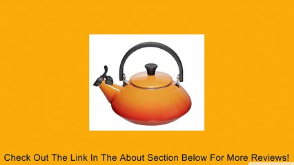 Enamel On Steel 1.6-qt. Zen Tea Kettle Color: Flame Review