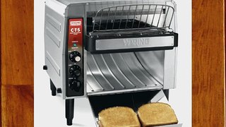 Waring Commercial CTS1000B Heavy-Duty Stainless Steel Conveyor Toaster 208-volt