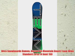 Nitro Snowboards Damen Herren All-Mountain Board Team Wide Standard 2013/14 bunt 159