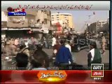 Aerial firing by law enforcing agencies at Mukka Chowk - Videos ARY NEWS