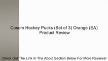 Cosom Hockey Pucks (Set of 3) Orange (EA) Review