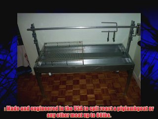 BBQ PIG LAMB SPIT ROAST ROASTER ROTISSERIE SKEWER SOUVLA PIGROAST CHARCOAL 400