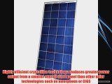 NPower Crystalline Solar Panel - 150 Watts 12 Volt 26.5in.L x 58.75in.W x 1.6in.D