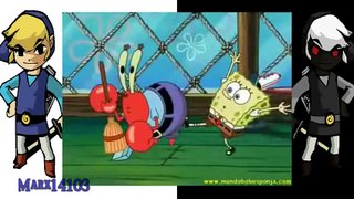 Bob esponja No al reggeaton Parodia loquendo