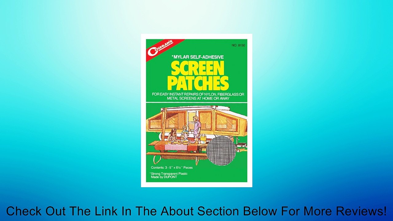 Coghlan's 8150 Screen Patch Review