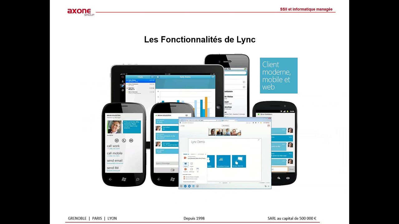 Webinar AXONE Group : Microsoft Lync