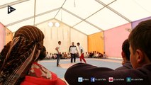Des cours de lutte pour les jeunes réfugiés de Zaatari