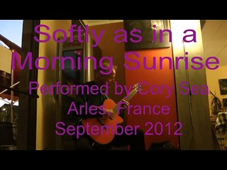 Softly as in a Morning Sunrise-jazz standard on a nylon fingerstyle jazz guitar